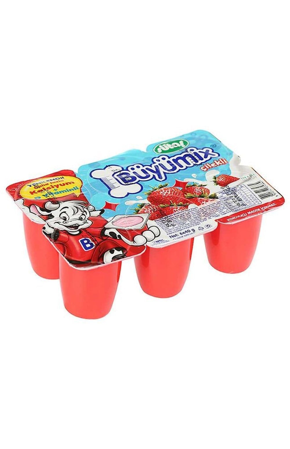 SÜTAŞ BÜYÜMİX ÇİLEK 6X40 GR
