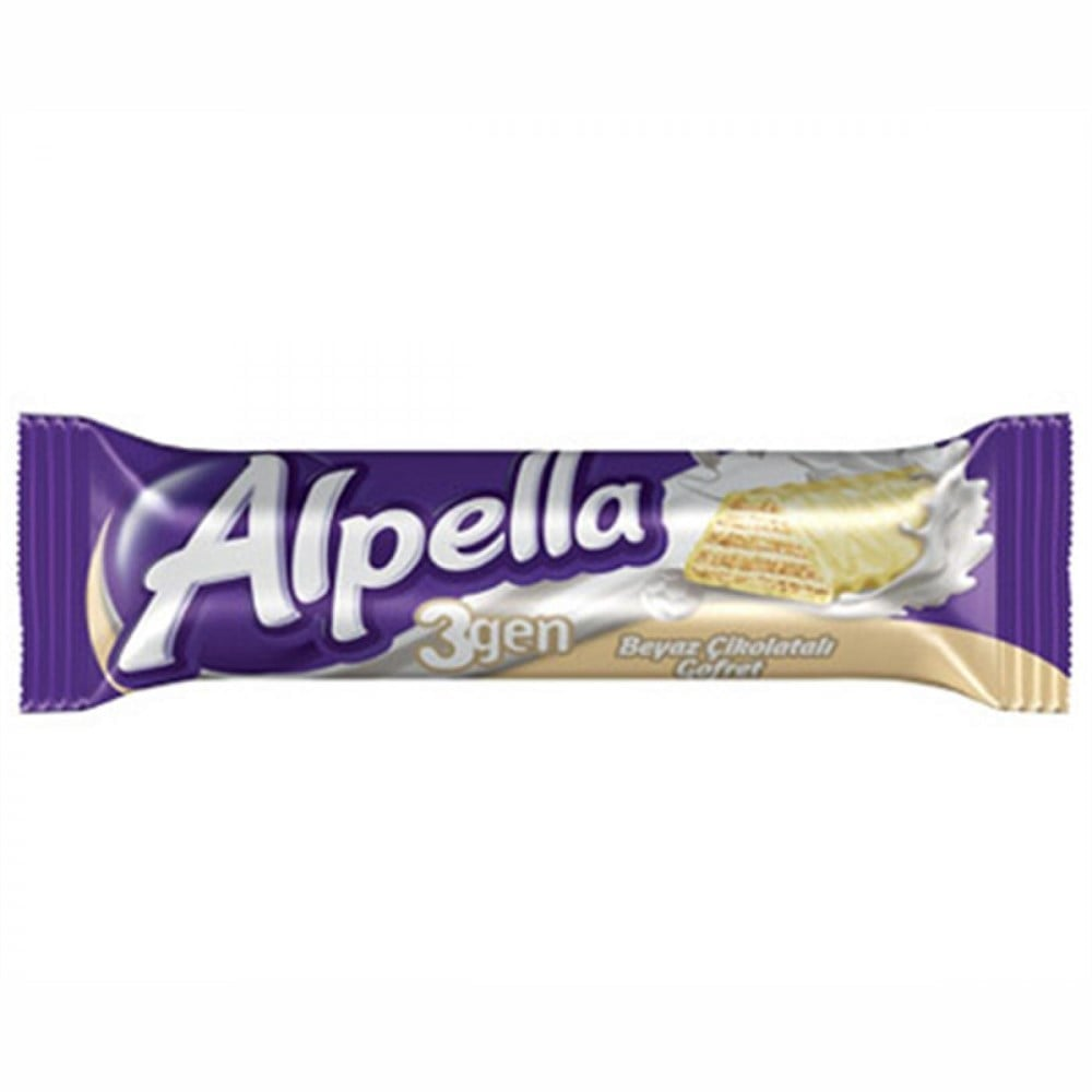 ÜLKER ALPELLA 3GEN GOFRET BEYAZ 28 GR 