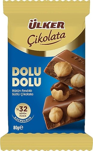 ÜLKER DOLU DOLU ÇİK. FINDIK 80GR 1438-0