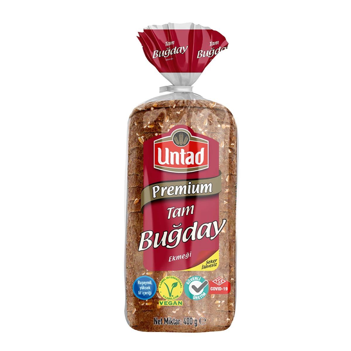 UNTAD TAM BUĞDAY EKMEĞİ 400 GR