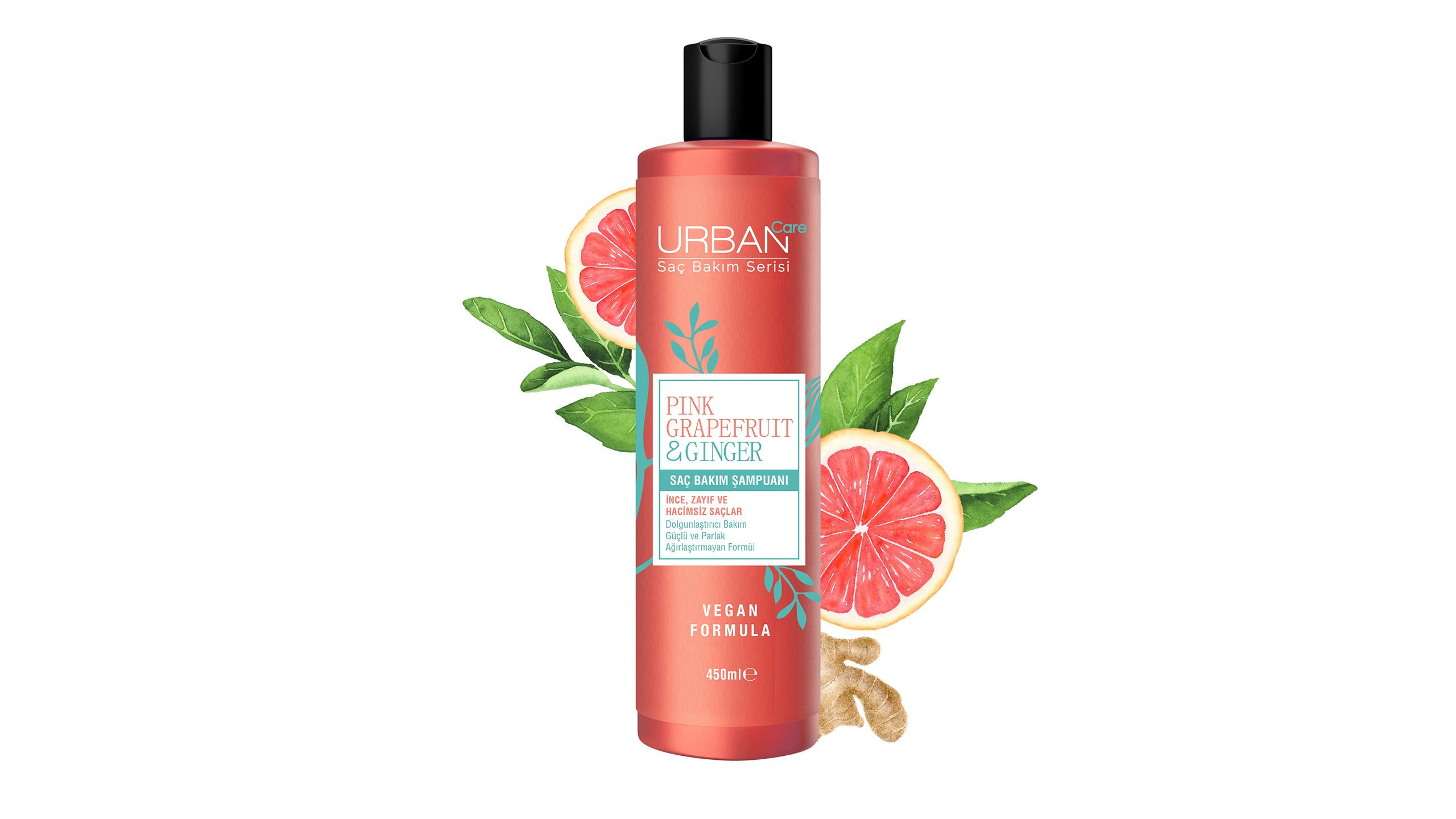 URBAN ŞAMPUAN 450ML PINK GRAPEFRUIT