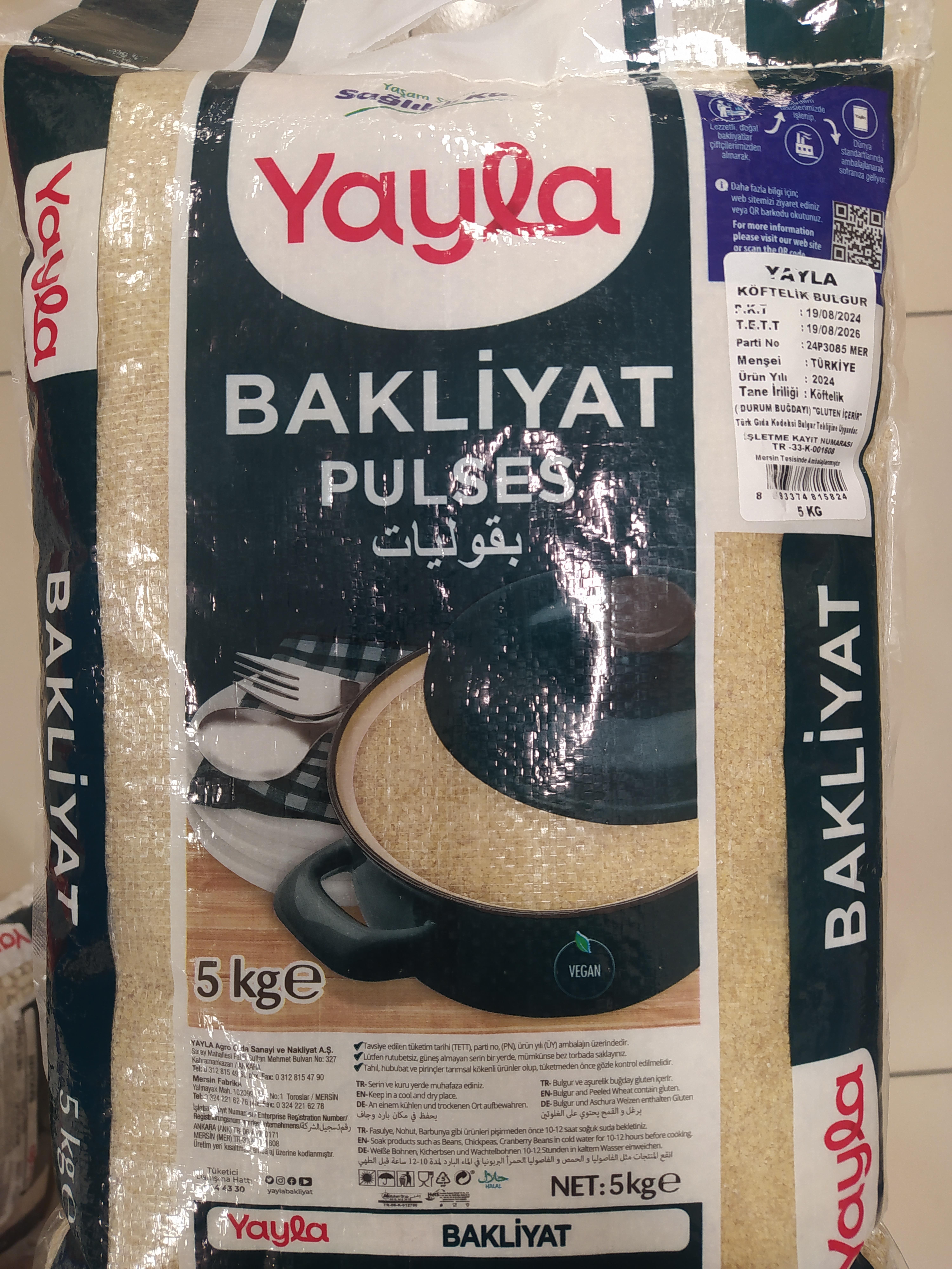 YAYLA BULGUR KÖFTELİK 5 KG