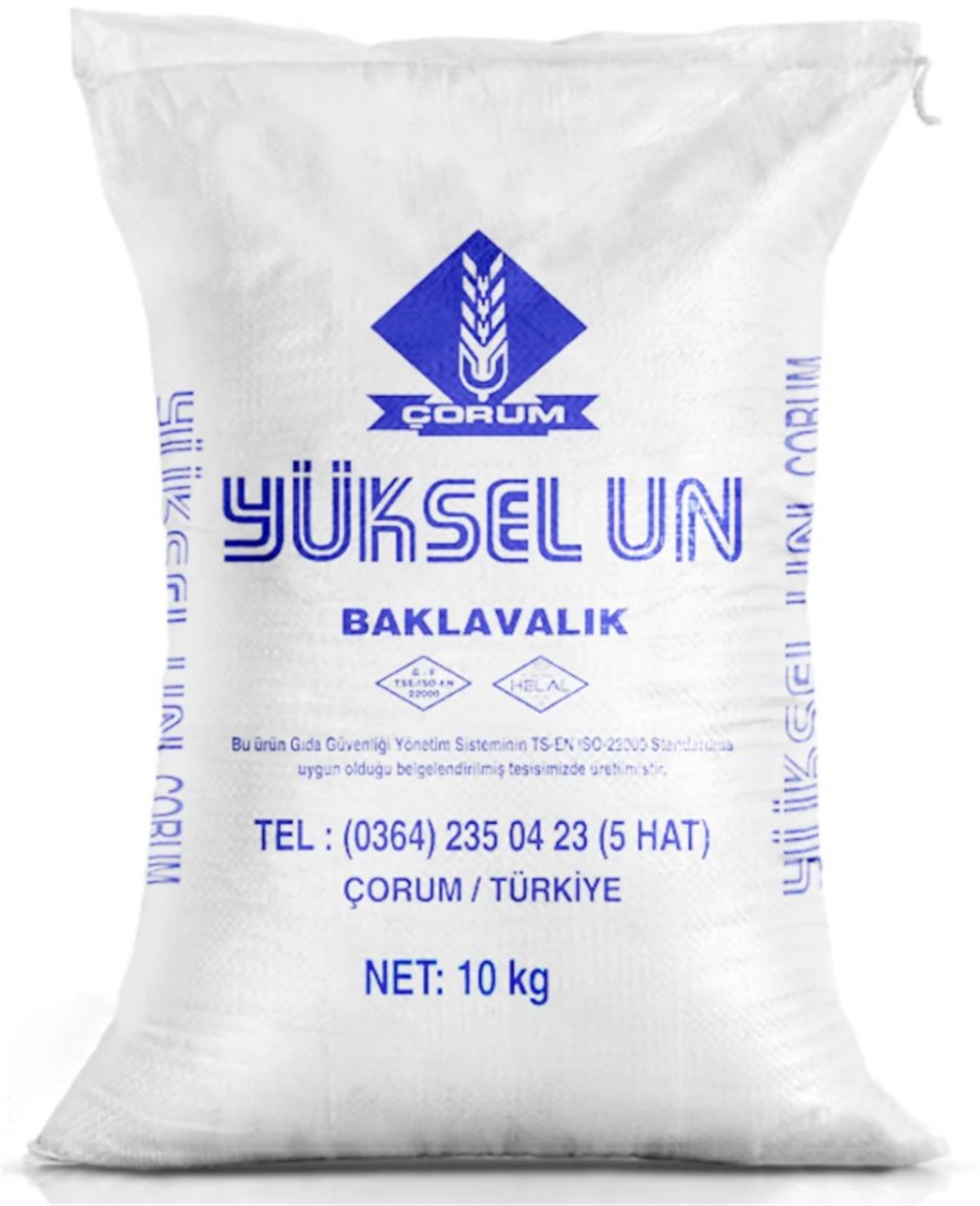 YÜKSEL BAKLAVALIK UN 10 KG                