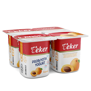 EKER PRO. YOĞURT 4X100GR KAYISI