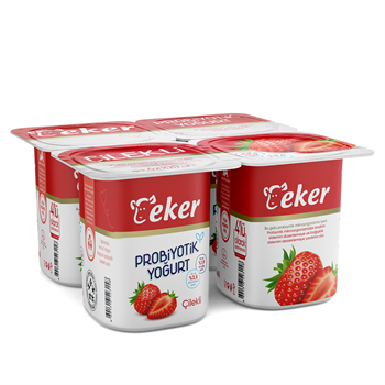 EKER PRO. YOĞURT 4X100GR ÇİLEK