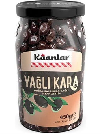 KAANLAR SİYAH ZEYTİN YAĞLI KARA 450GR 