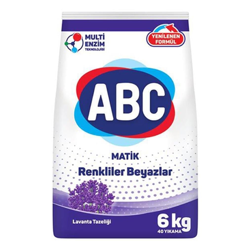 ABC MATİK TOZ DETERJAN 6 KG LAVANTA
