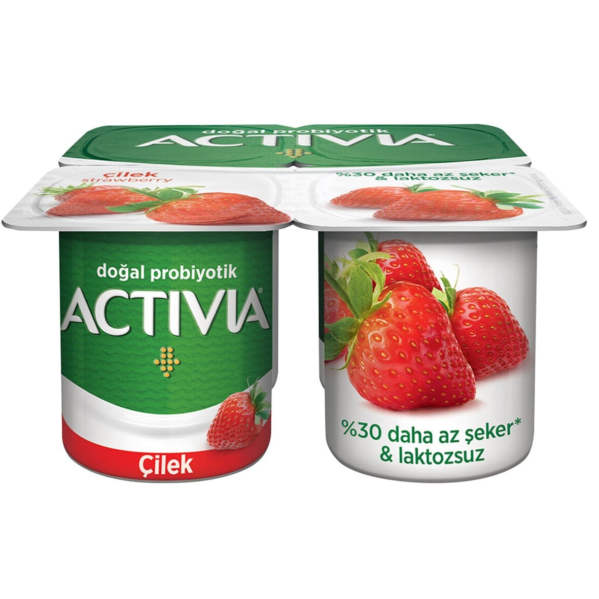 ACTİVİA ÇİLEK 4X100 GR