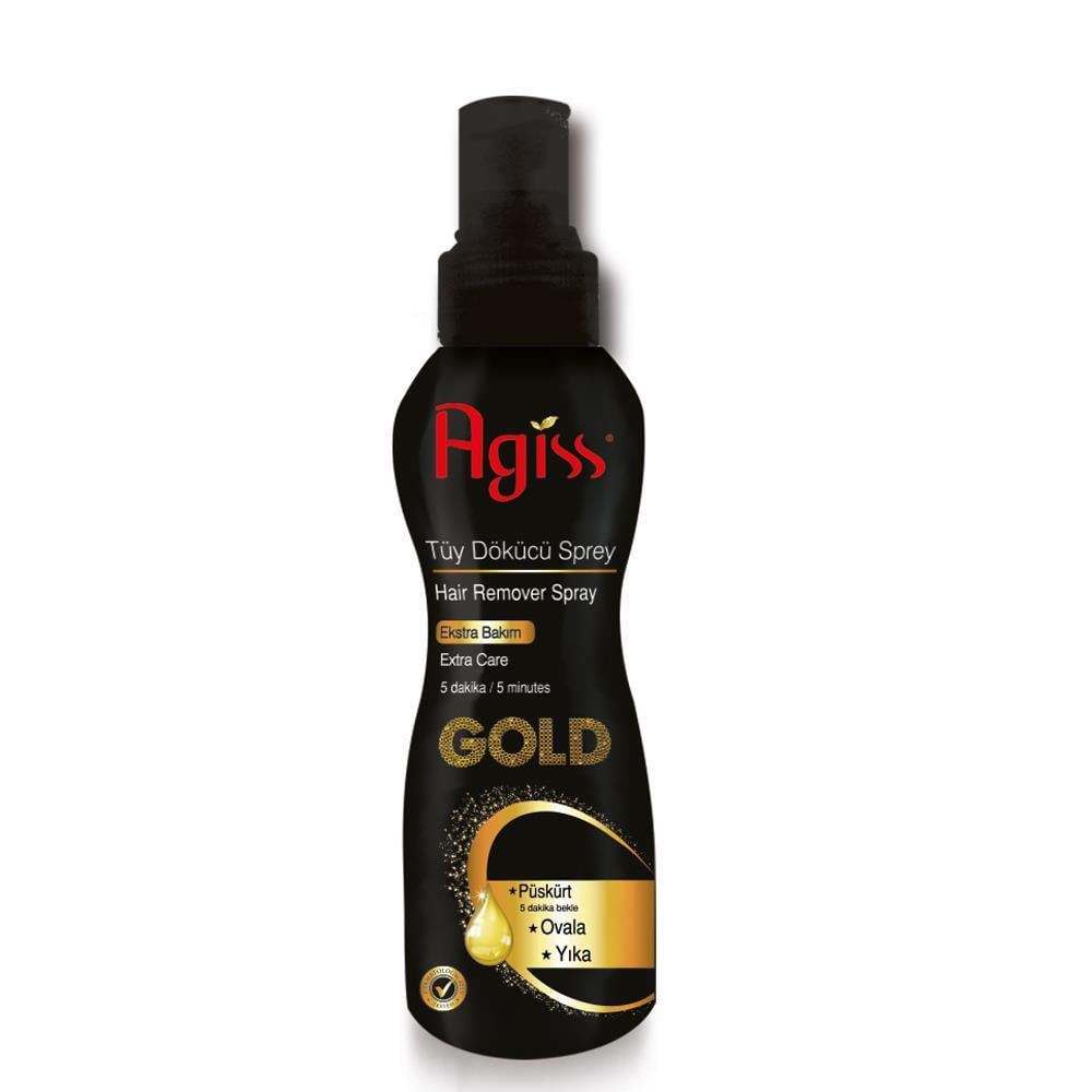 AGİSS TÜY DÖK.KREM SPREY GOLD 175 ML EKST