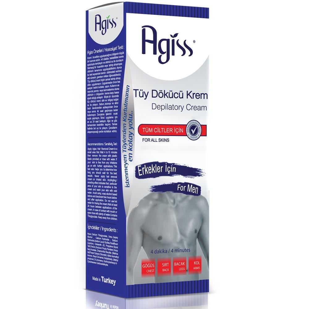 AGİSS TÜY DÖK.KREM 100 ML FOR MEN