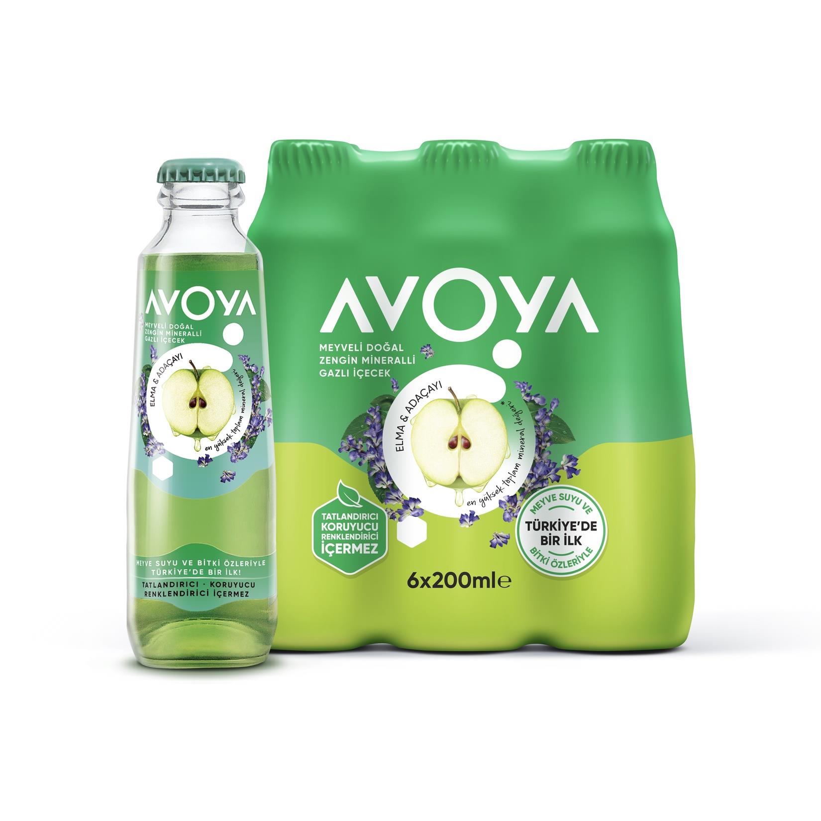 AVOYA MEYVELİ ELMA 200 ML