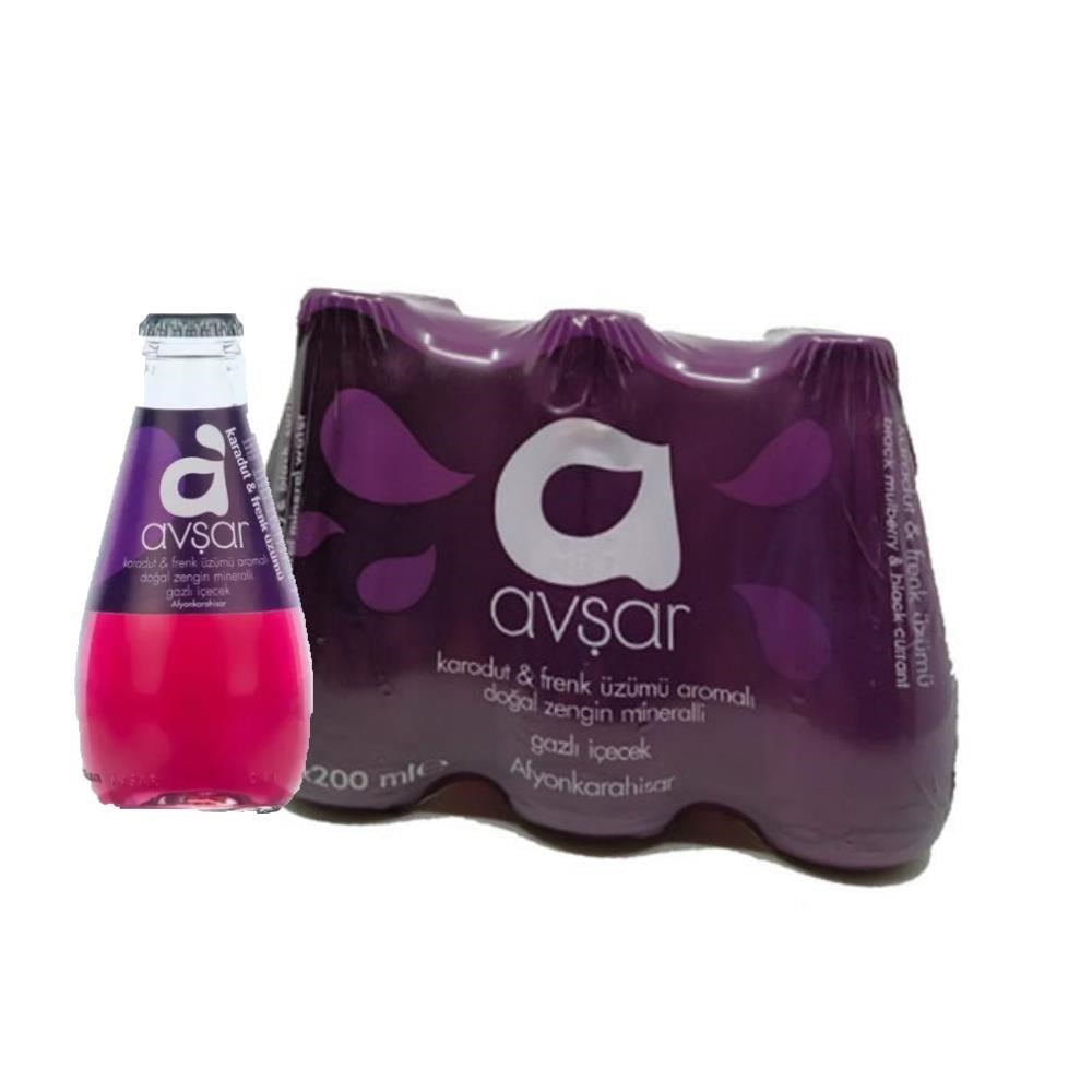AVŞAR KARADUT FRENK ÜZÜMÜ SODA 200 ML