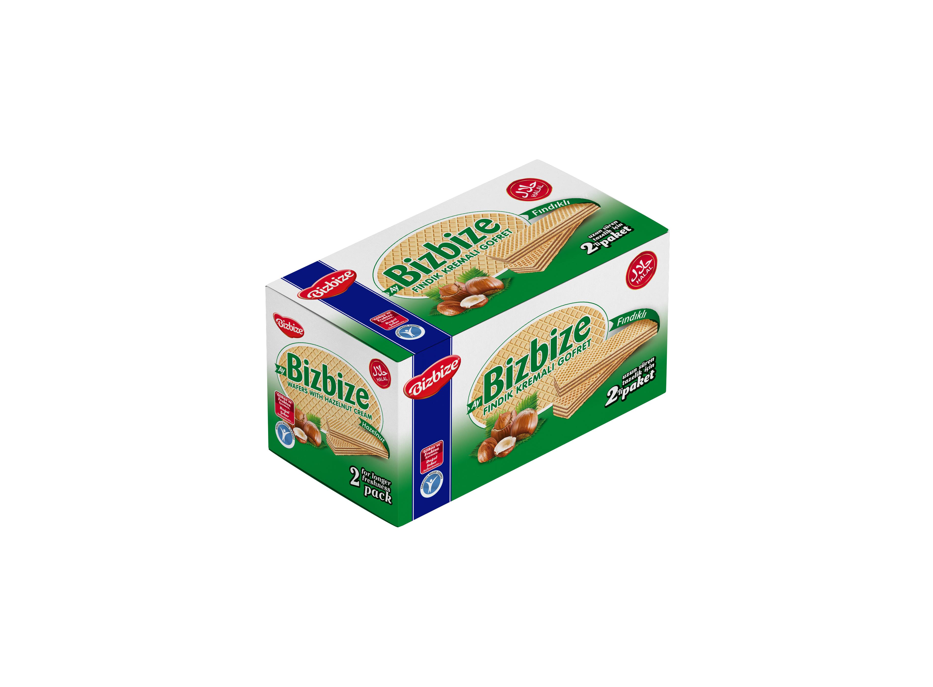AY BİZBİZE GOFRET 400GR FINDIKLI 