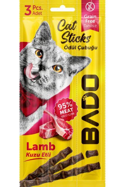 BADO KEDİ ÖDÜL ÇUBUĞU 15 GR KUZU ETLİ