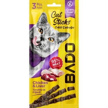 BADO KEDİ ÖDÜL ÇUBUĞU 15 GR TUVUKLU CİĞERLİ