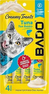 BADO TUNA TON BALIKLI KEDİ KREMA ÖDÜL MAMASI 4X15 GR