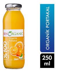 BENORGANIC PORTAKAL SUYU 250 ML