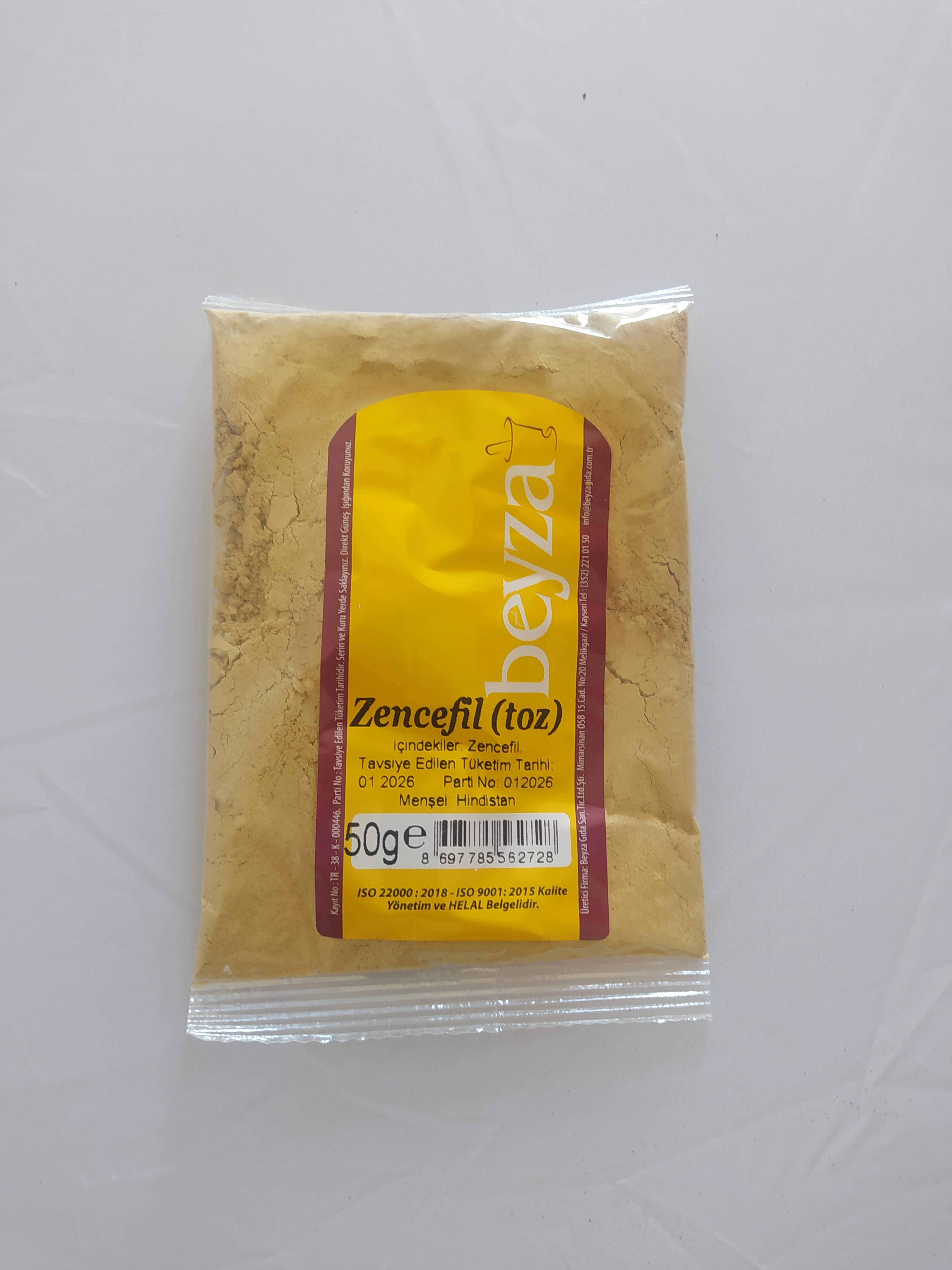 BEYZA ZENCEFİL 50 GR