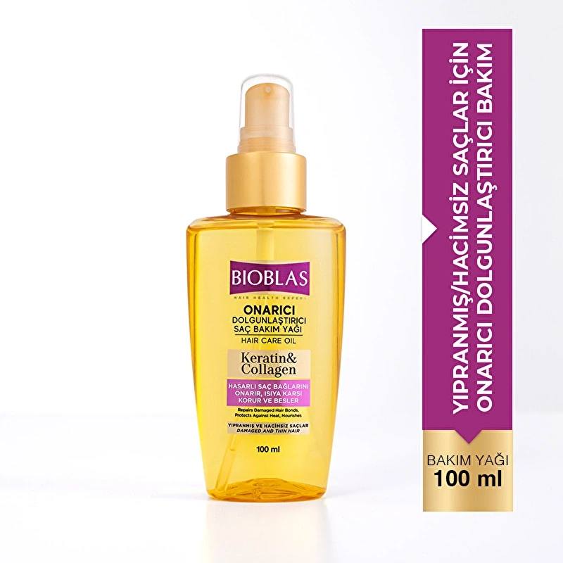 BİOBLAS SAÇ BAKIM YAĞI 100 ML COLLAGEN KERATİN