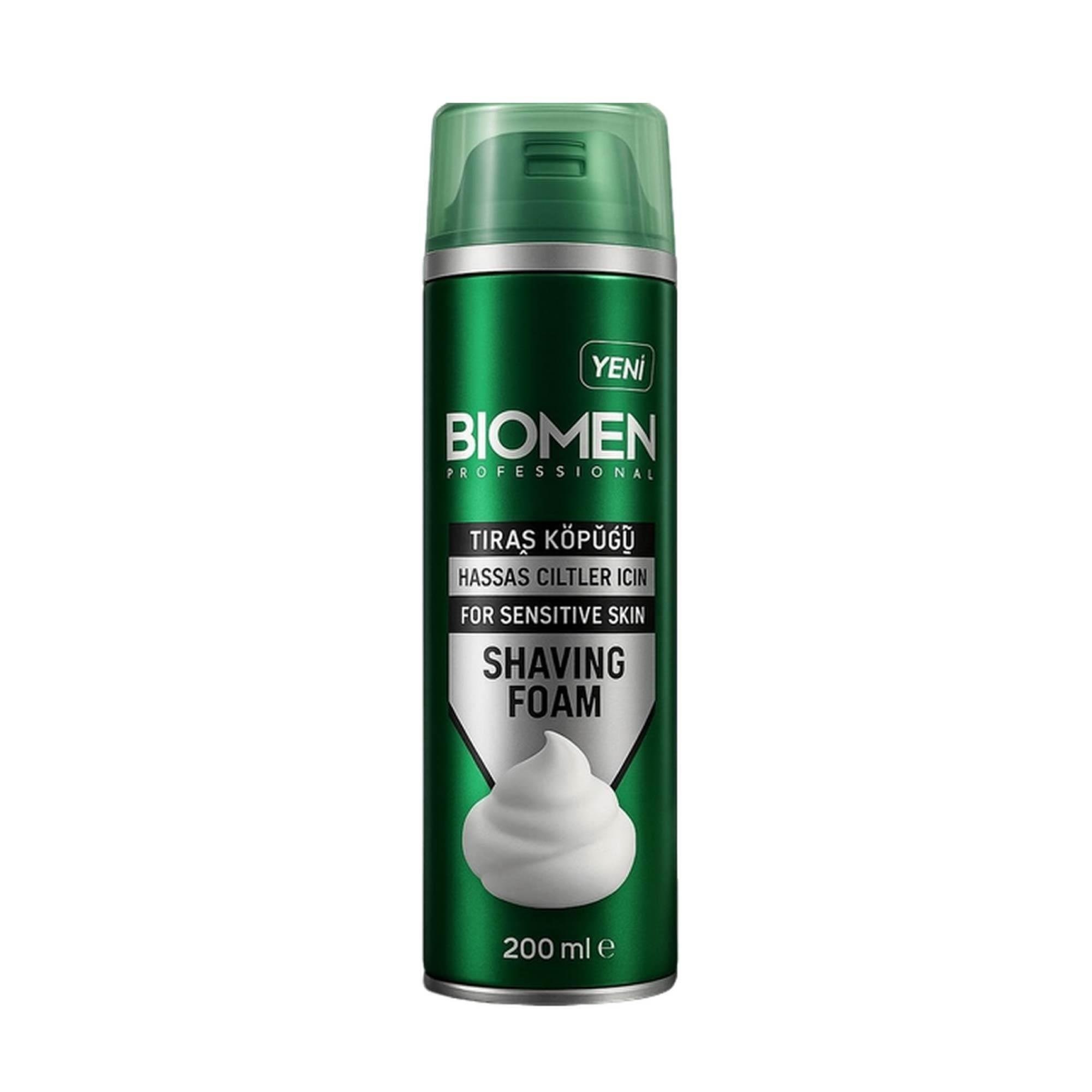 BİOMEN TIRAŞ KÖPÜĞÜ 200ML HASSAS 