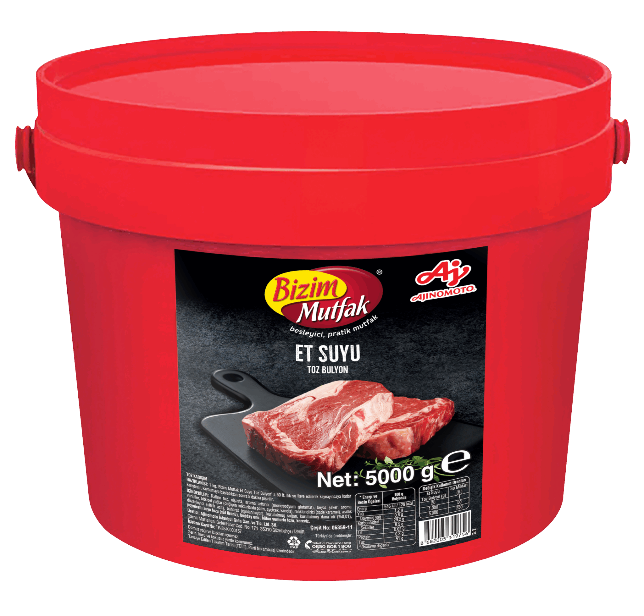 BİZİM ET BULYON 5000GR 