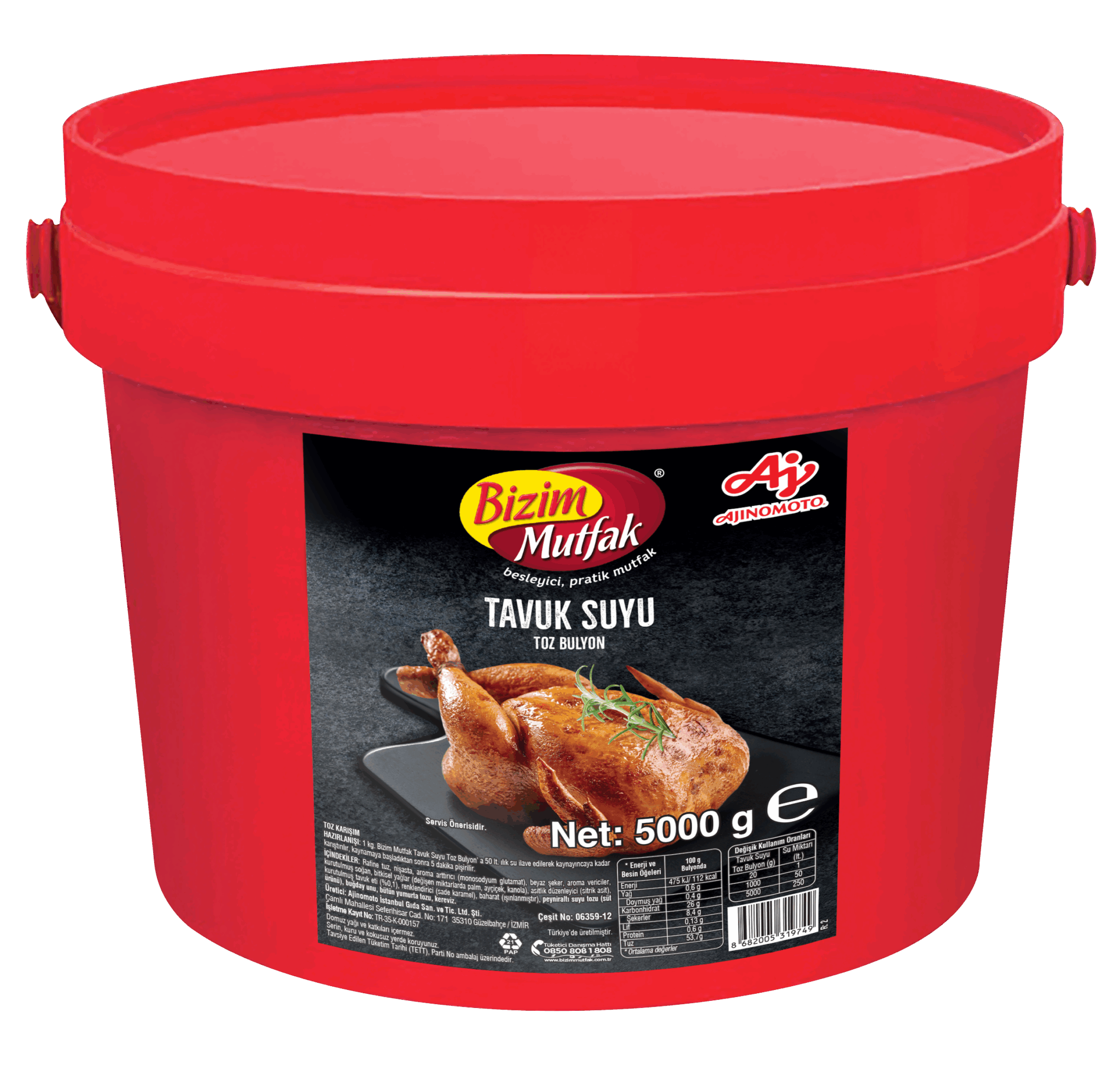 BİZİM TAVUK BULYON 5000GR 