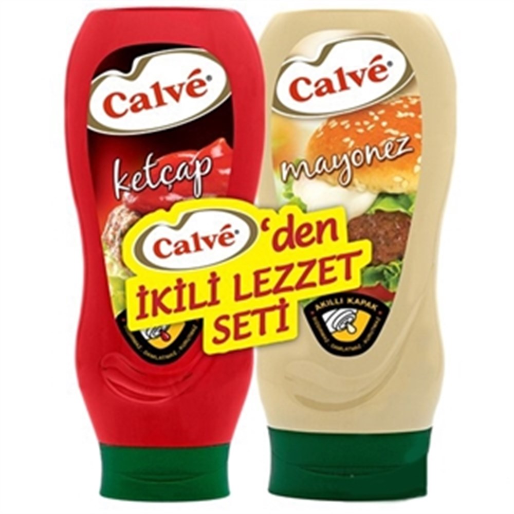 CALVE KETÇAP 400 GR+MAYONEZ 350 GR TATLI