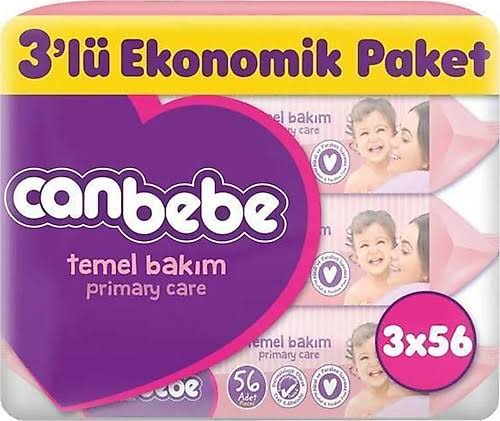 CANBEBE ISLAK HAVLU 3X56 TEMEL BKM