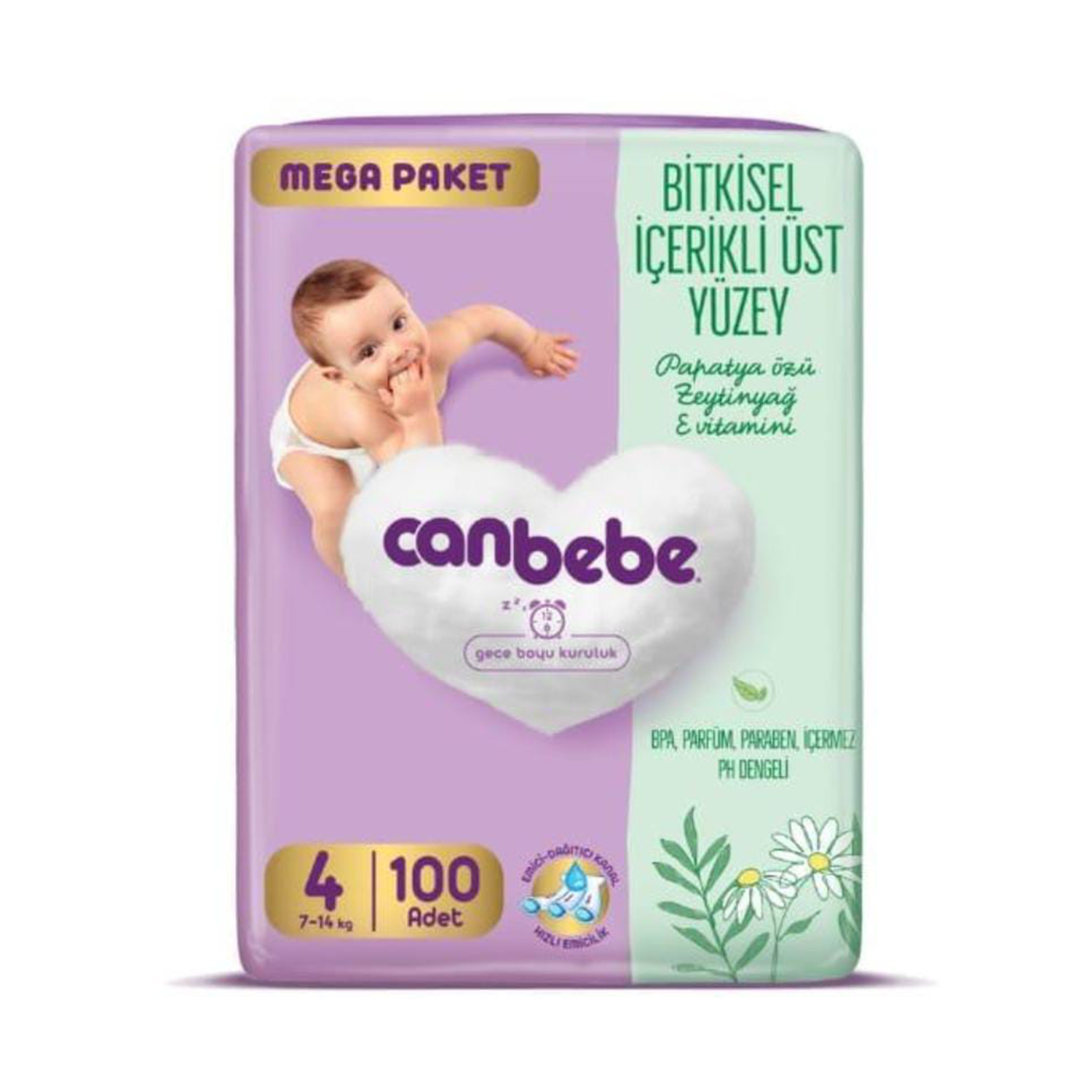 CANBEBE MEGA MAXİ BEBEK BEZİ