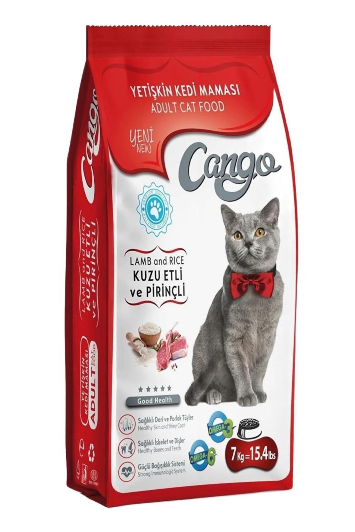 CANGO YET.KEDİ MAMASI 7 KG KUZU ETLİ PİRİNÇLİ