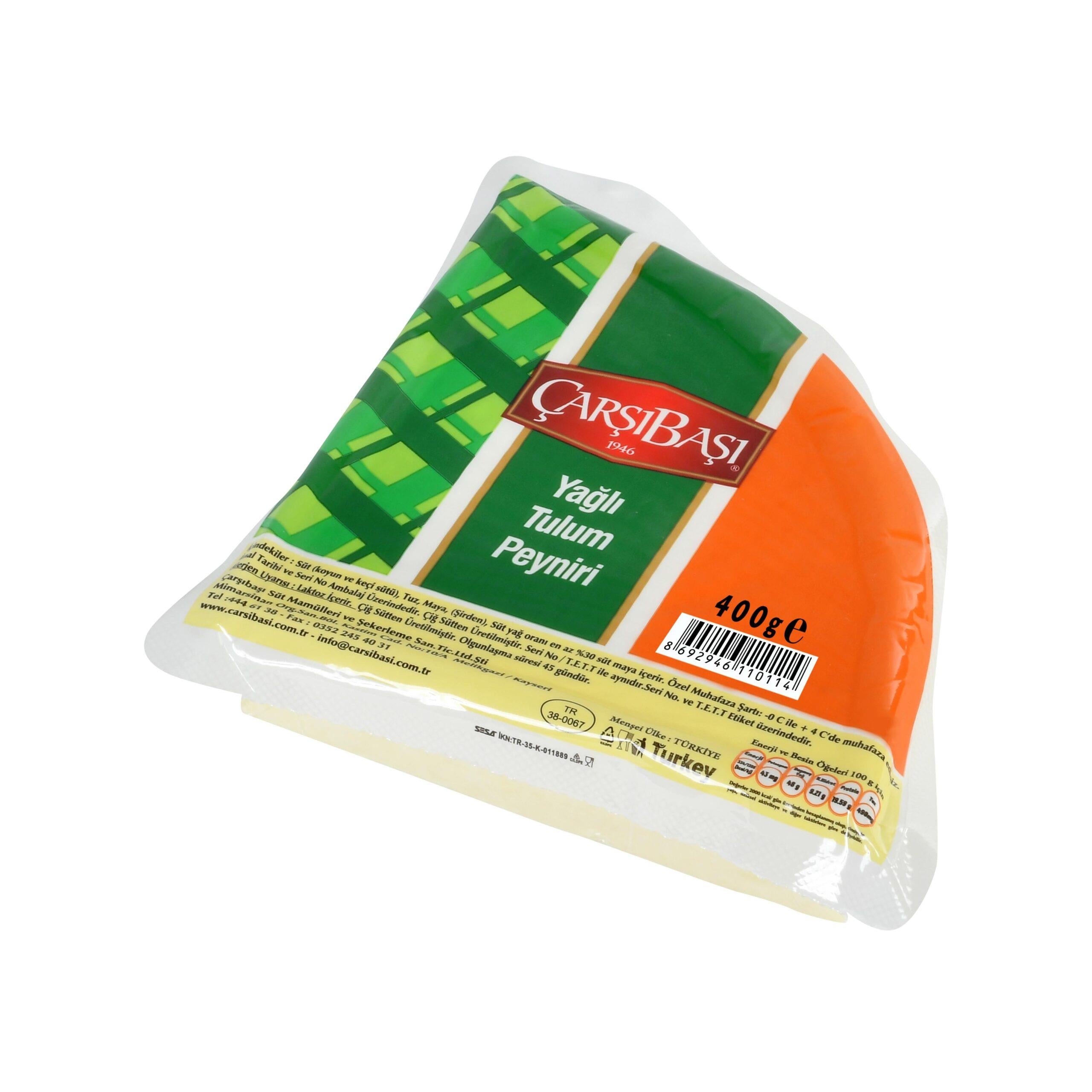 ÇARŞIBAŞI TULUM PEYNİRİ 400 GR VAK.