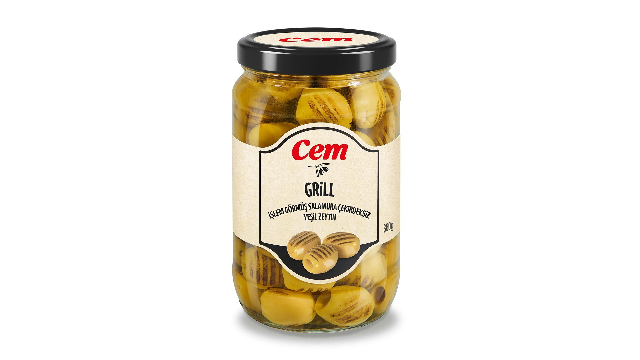 CEM YEŞİL ZEYTİN 360 GR IZGARA