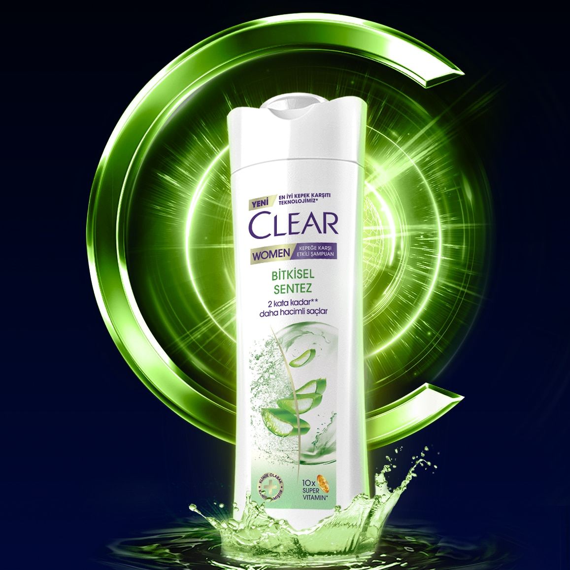 CLEAR BYN ŞAMP.350 ML ALOVERA-ÇAY AĞACI