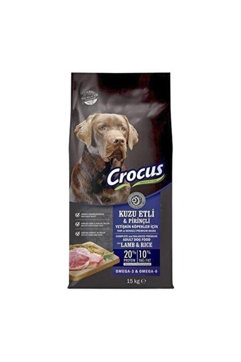 CROCUS YET.KÖPEK MAMASI 15 KG KUZU ETLİ PİRİNÇLİ