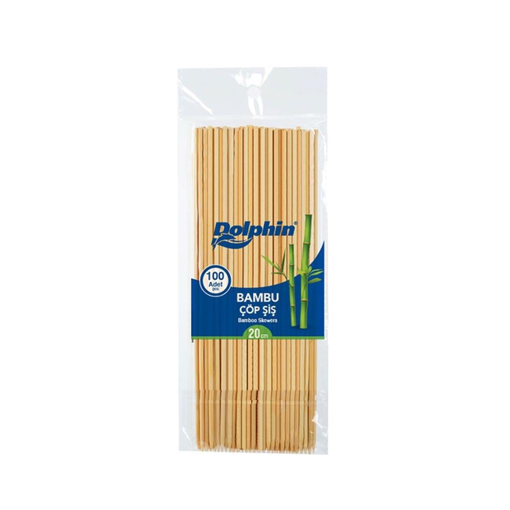 DOLPHİN BAMBU ÇÖP ŞİŞ 100 LÜ 20CM