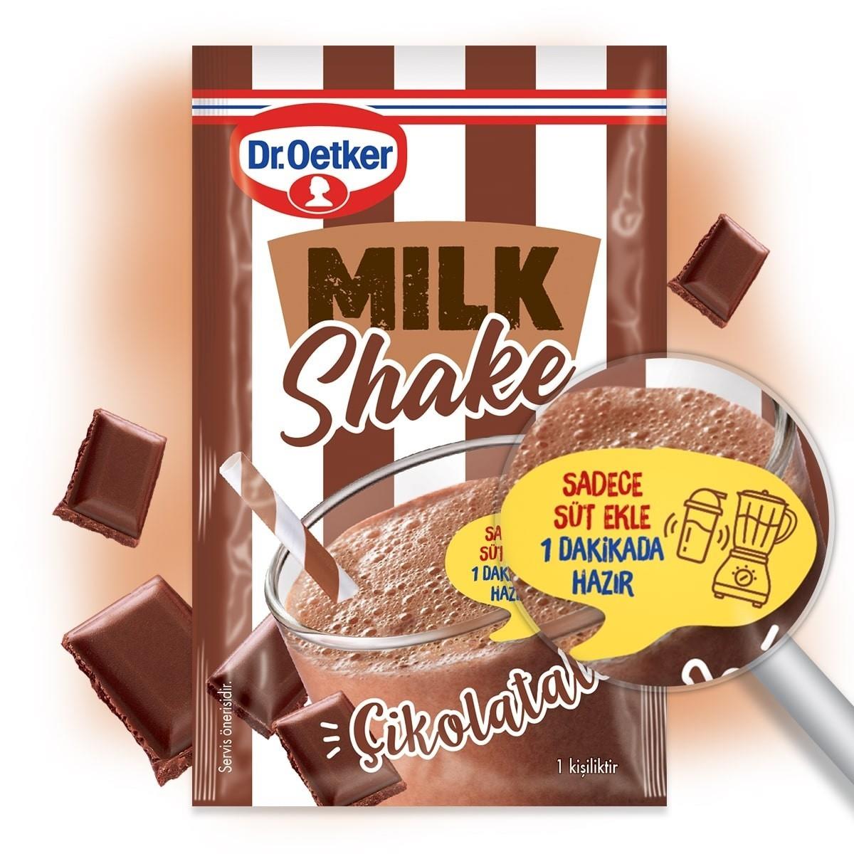 DR OETKER MİLKSHAKE ÇİKOLATALI 24 GR