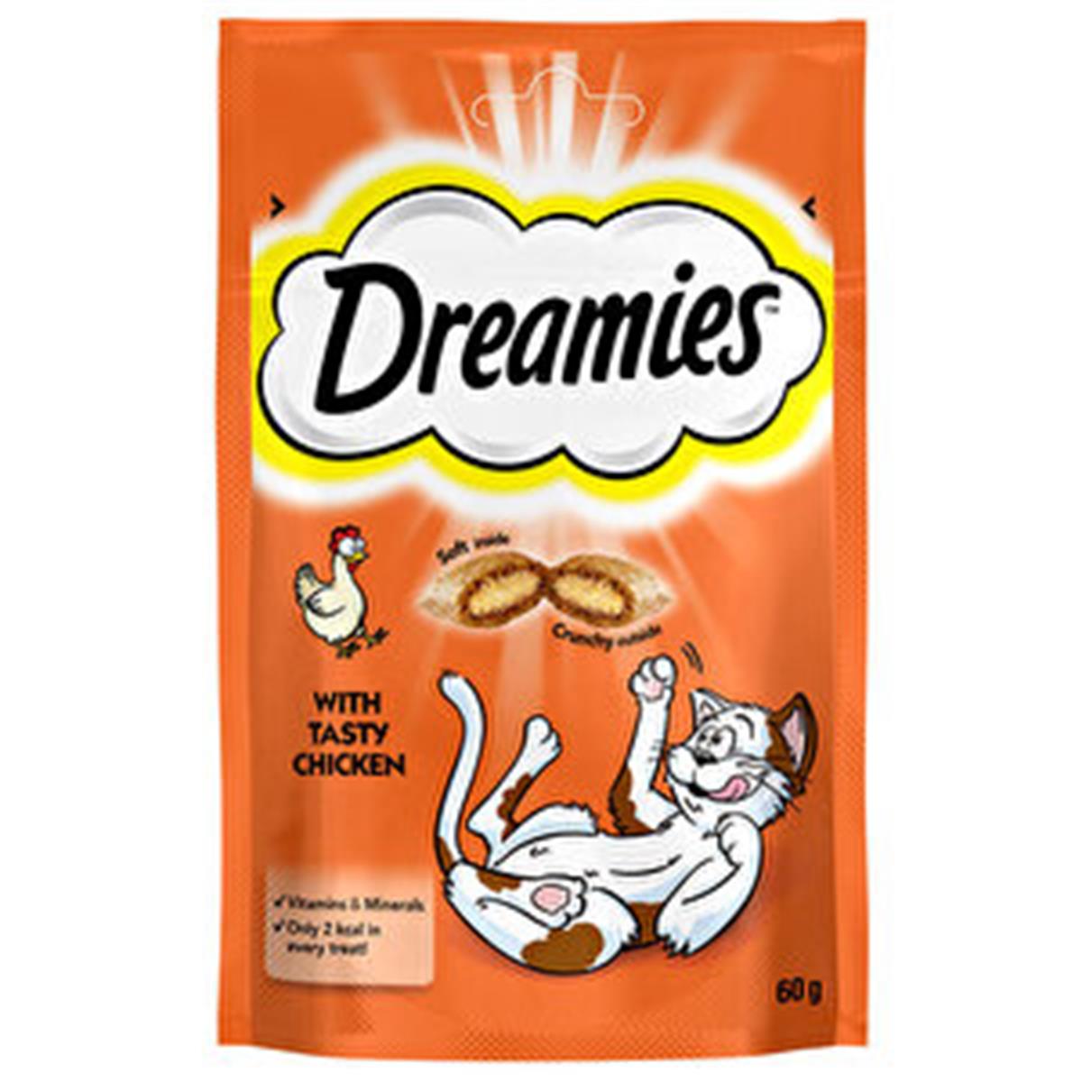 DREAMİES KEDİ ÖDÜL MAMASI 60GR TAVUKLU