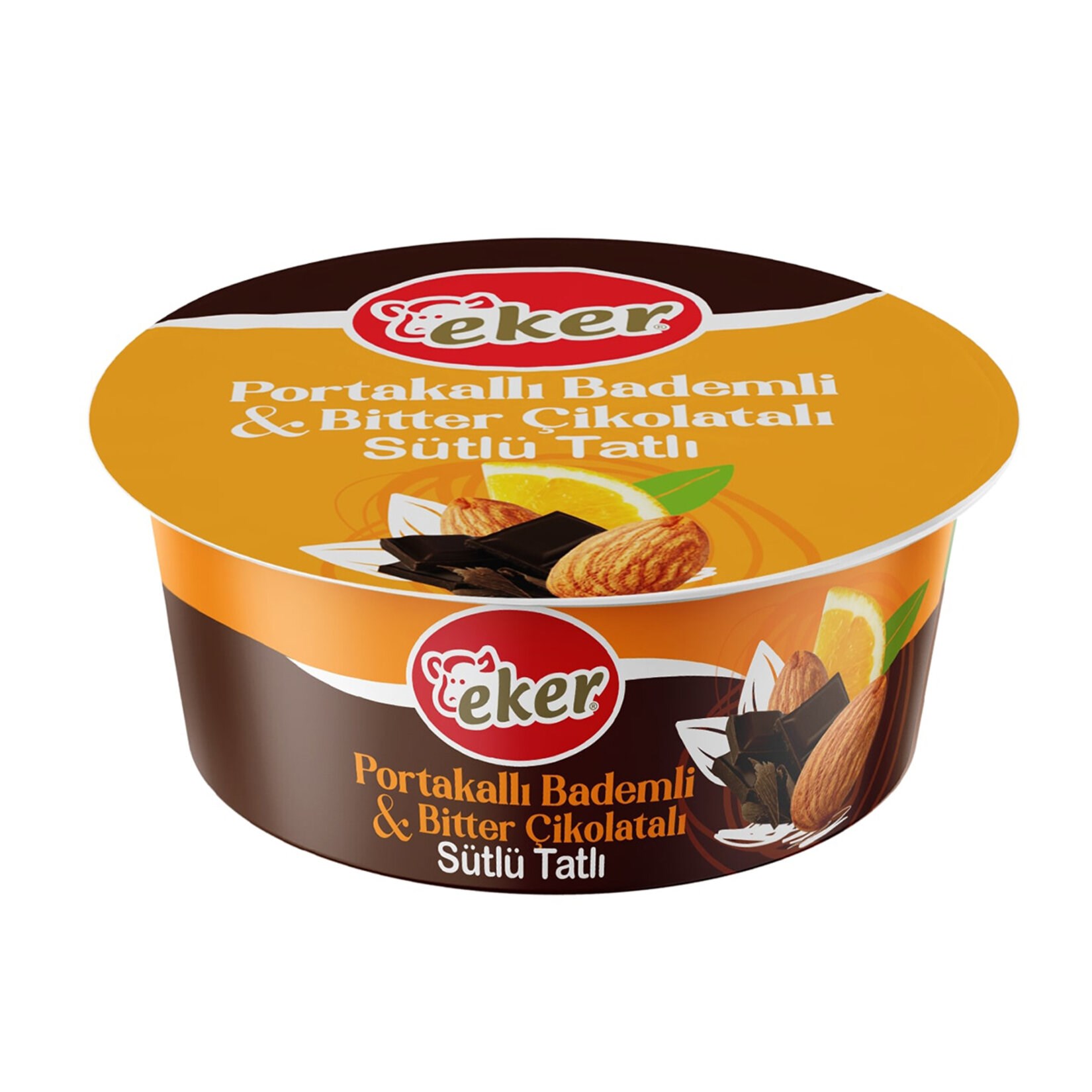 EKER PORTAKAL BADEMLİ BİTTER ÇİK.SÜTLÜ TATLI 125 GR