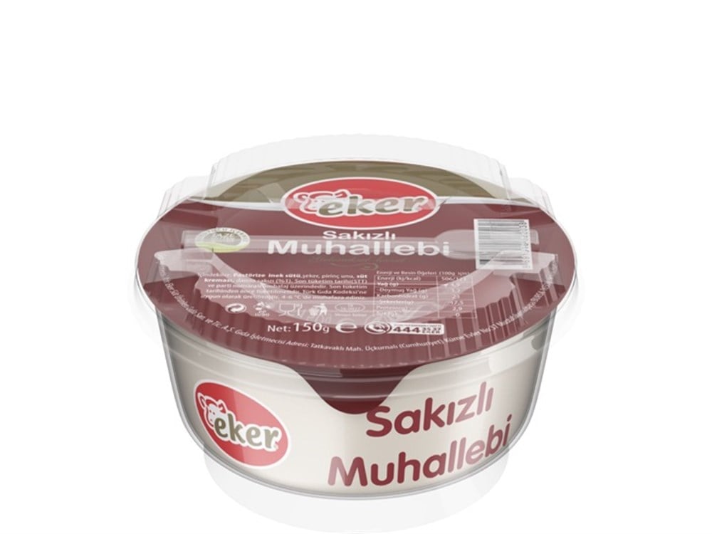 EKER SAKIZLI MUHALLEBİ 150 GR. KASE