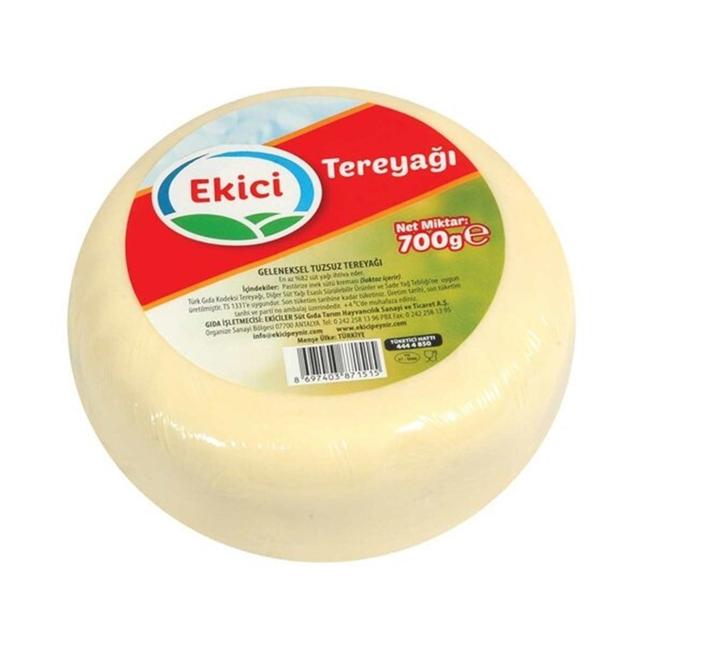 EKİCİ TEREYAĞI 700 GR TUZSUZ TRABZON TİPİ