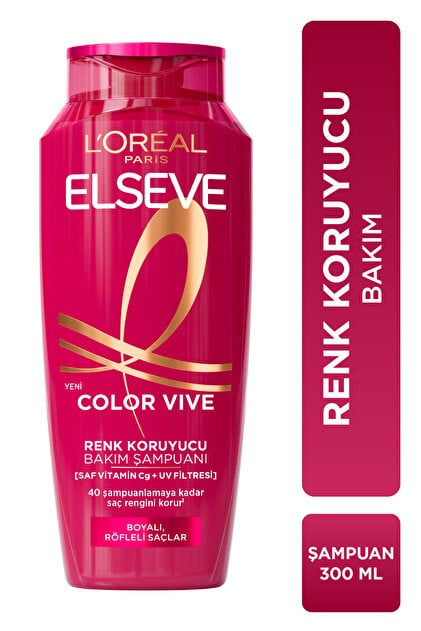 ELSEVE ŞAMPUAN 300 ML RENK KORU.