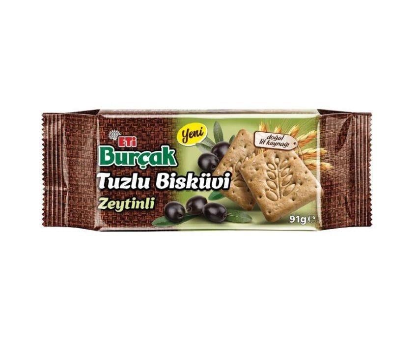 ETİ BURÇAK TUZLU ZEYTİNLİ 91GR