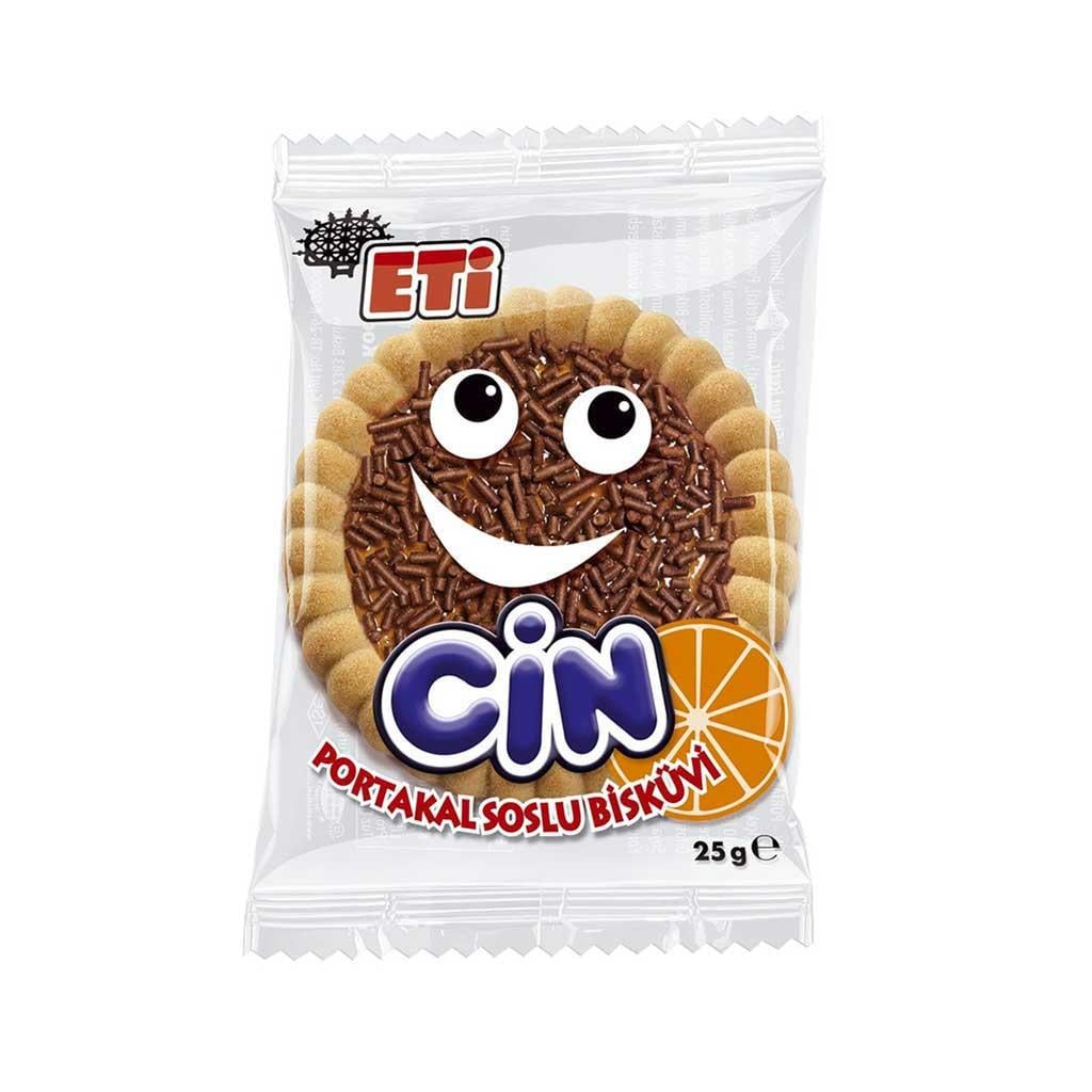 ETİ CİN TEKLİ PORTAKALLI 25 GR
