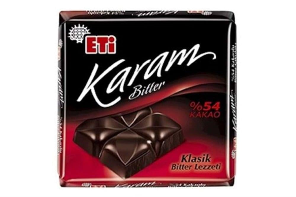ETİ KARE KARAM %54 BİTTER 60 GR