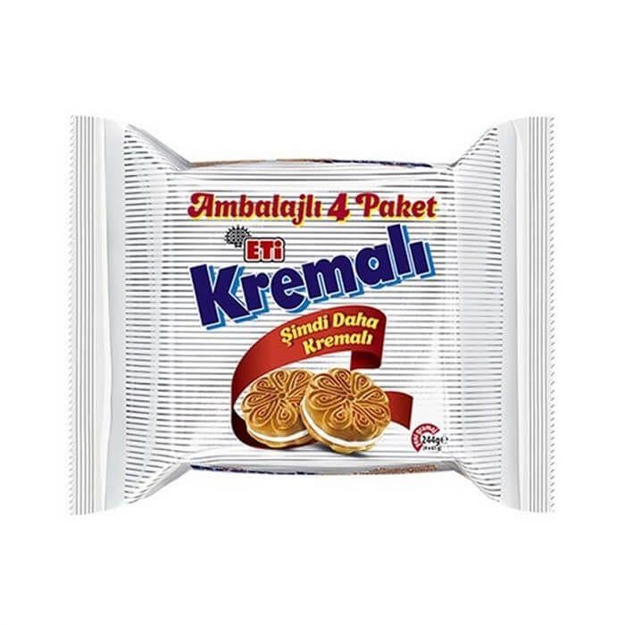ETİ KREMALI 4 LÜ 244 GR           