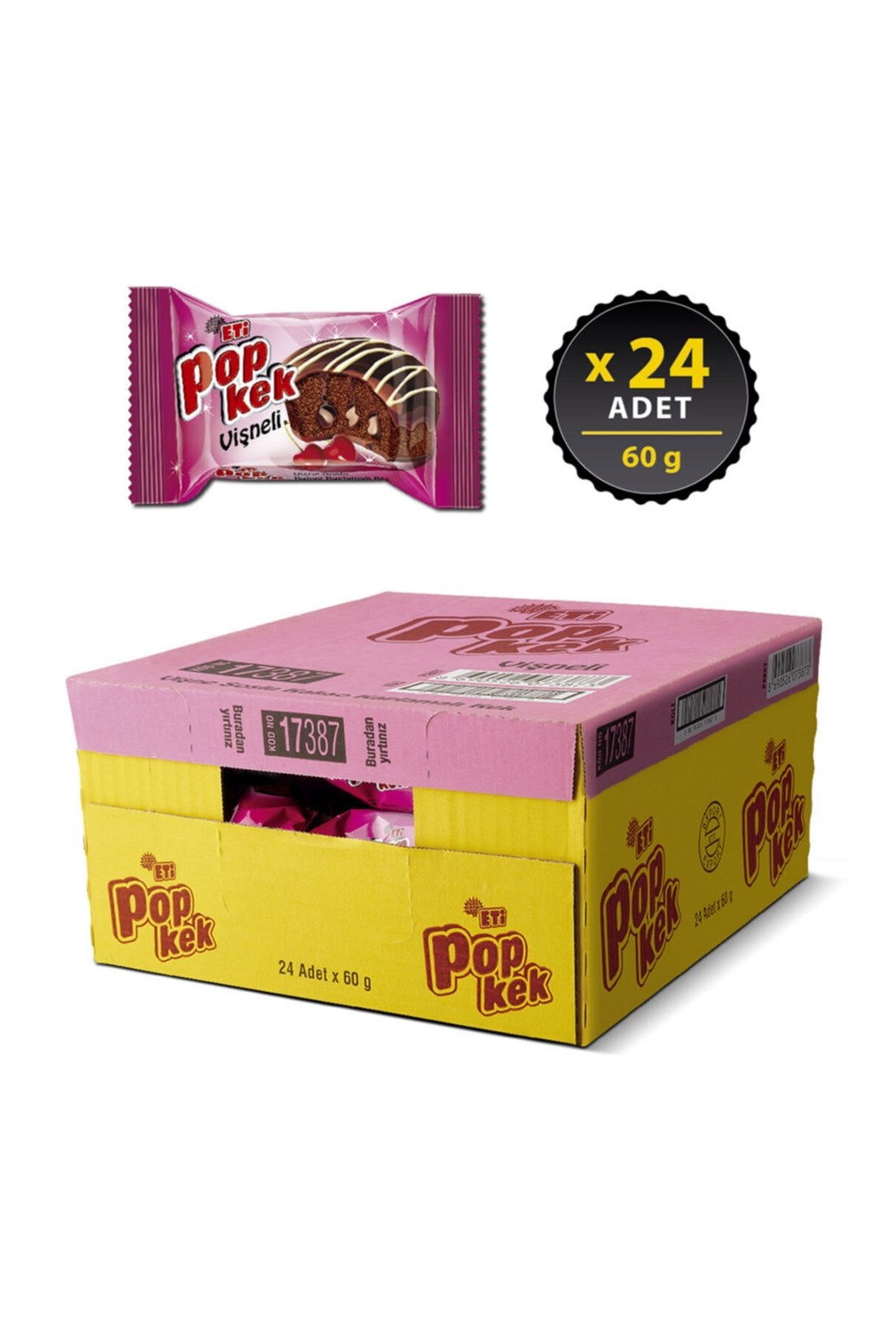 ETİ POPKEK 60 GR VİŞNE