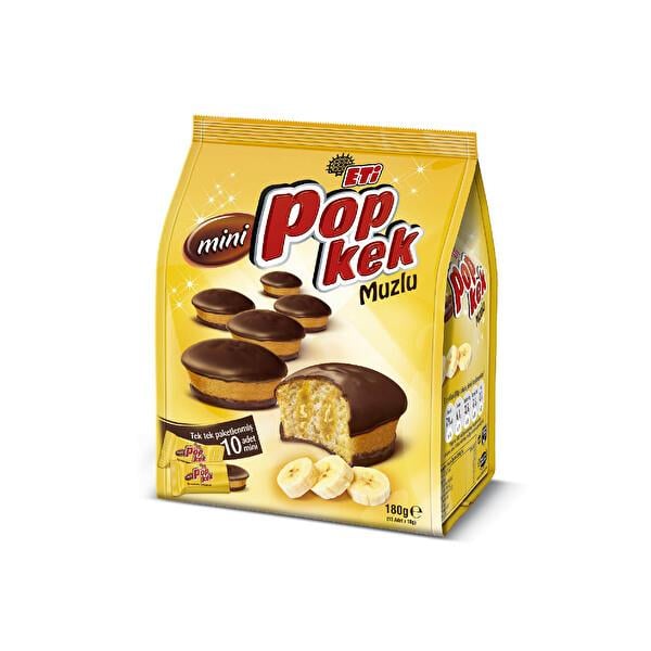 ETİ POPKEK MİNİ MUZLU 180 GR