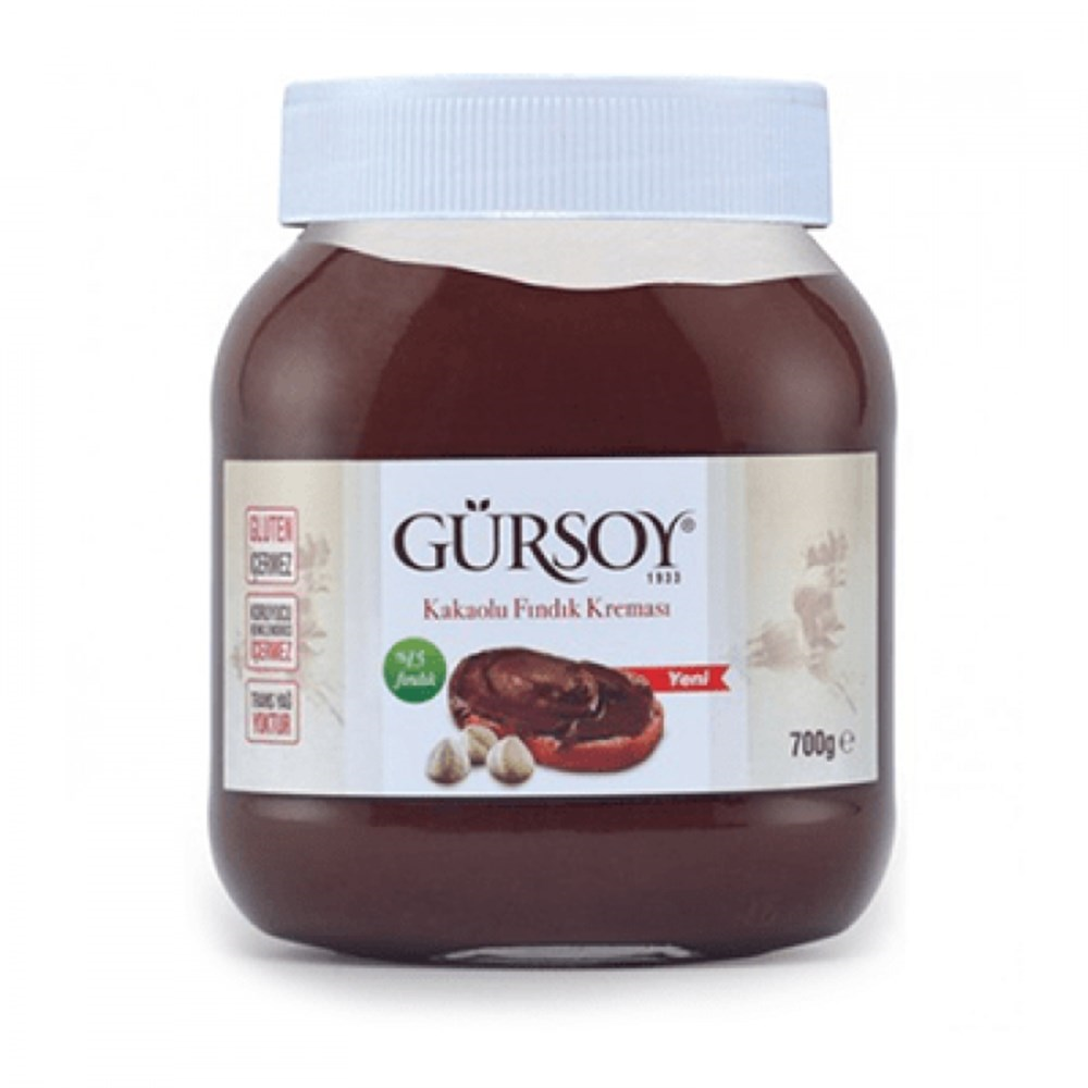 GÜRSOY KAKAOLU FINDIK KREMASI 700 GR 