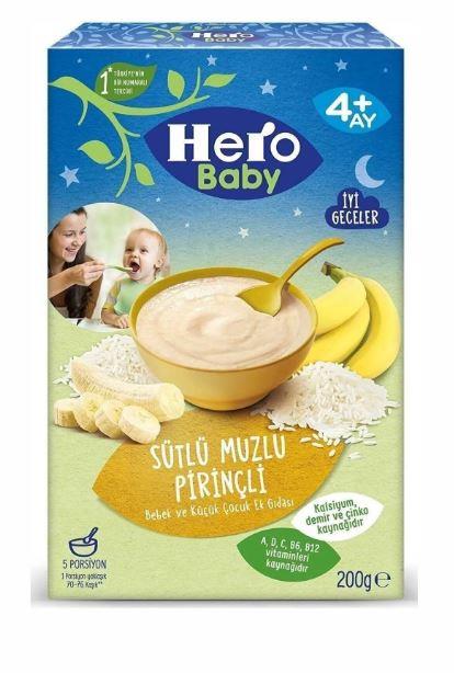 HERO BABY 200 GR SÜTLÜ MUZLU-PİRİNÇ