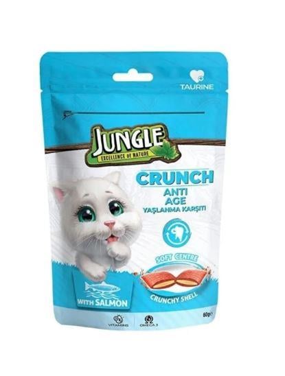 JUNGLE SOMON 60 GR CRUNCH KEDİ ÖDÜL YAŞLANMA KARŞITI